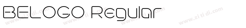 BELOGO Regular字体转换
